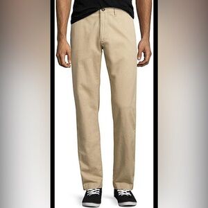 2 PK Chinos/Khakis Men's Arizona Jean Company Flex Relaxed Taper Sz 38 x 29